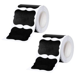 Tiardey 2 Volumes Irregular Shape Chalkboard Labels,Waterproof Reusable Blackboard Stickers Kit for Kitchen and Pantry Storage Office