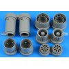 Aires ARS4888 1:48 Aires Rafale Exhaust Nozzle Set (HBS kit)