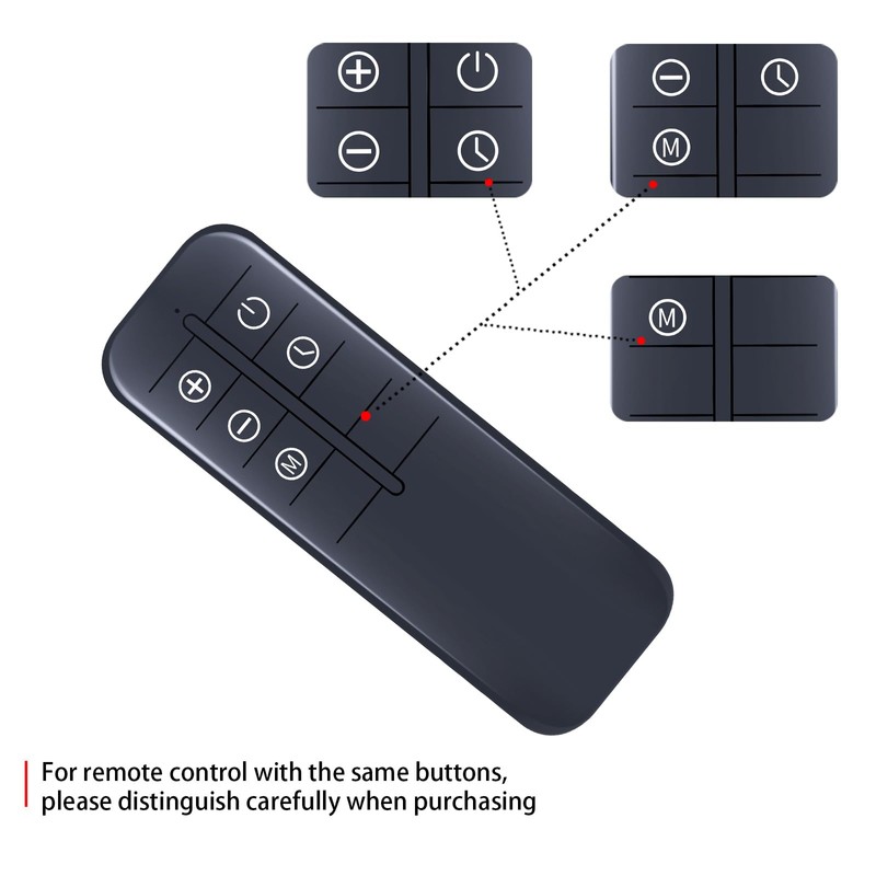 HZIME New Replacement Remote Control Compatible for Pelonis PH-14A 1500W