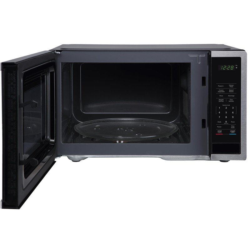 1.1 cu. ft. Countertop Microwave in Stainless Steel with Digital