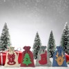 24 Pcs Christmas Advent Calendar Bag Countdown Felt Gift Bag