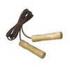 Tunturi Unisex Jump Leather Skipping Rope, Brown, One Size