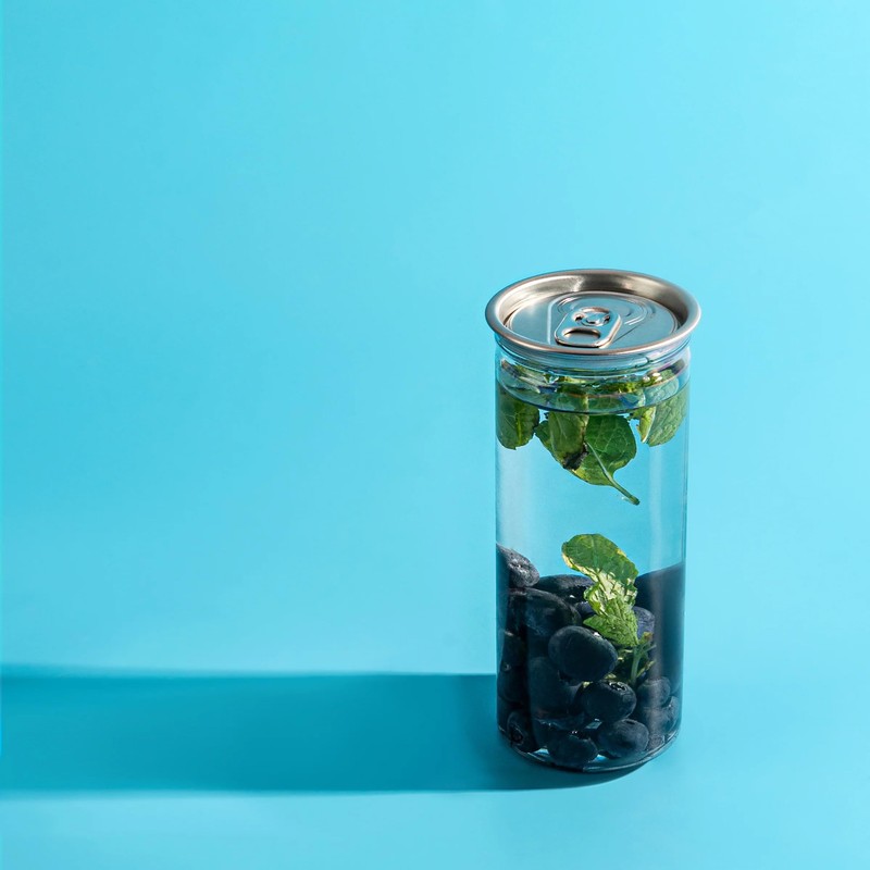 Hammont 200pk Plastic Juice Bottles with Caps – Sealable Smoothie,