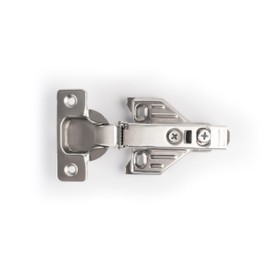 Berta 4-Pack Full Overlay Face Frame Soft-Close European Hinges, 110° 2-Way Adjustable Clip-On Concealed Kitchen Cabinet Door Hinges with Screws - Durable and Easy Installation