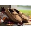 Minnetonka Plaid Lined Hardsole - Moccasin Slippers for Men Made