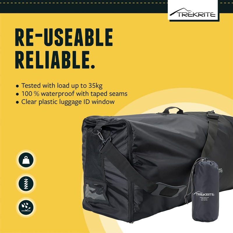 Trekrite in-transit Rucksack/Backpack Protector - Luggage/Bag/Holdall Flight Travel Cover