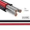 ZkeeShop 10AWG XT90 to Solar Connector Cable Extension Cable Compatible
