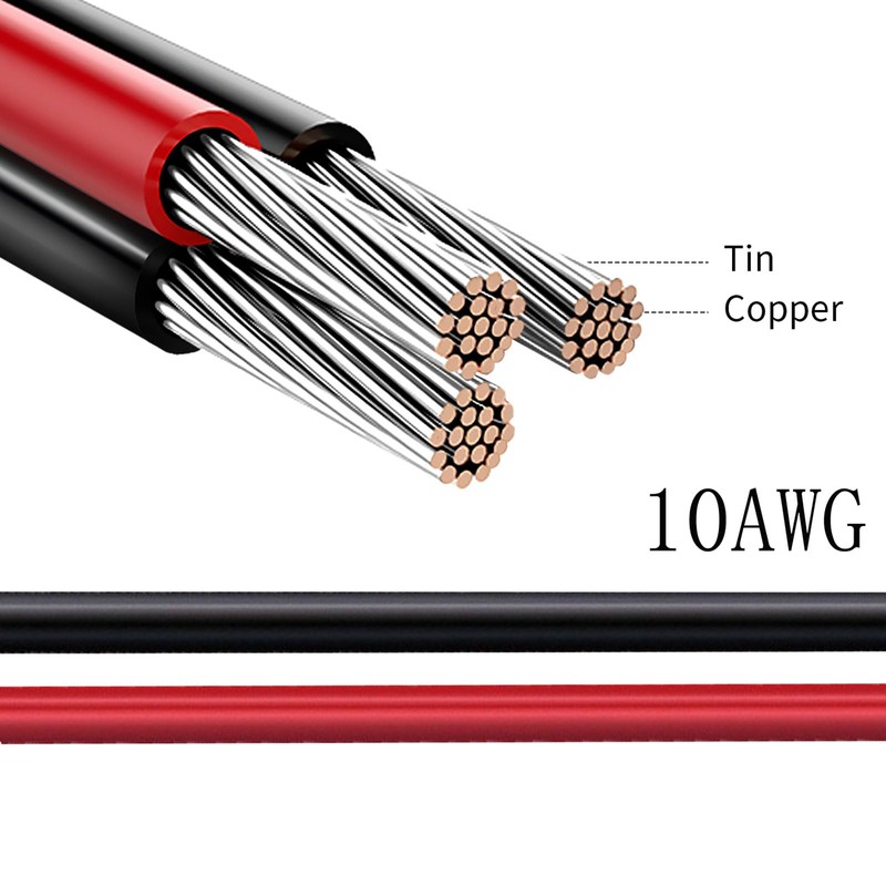ZkeeShop 10AWG XT90 to Solar Connector Cable Extension Cable Compatible
