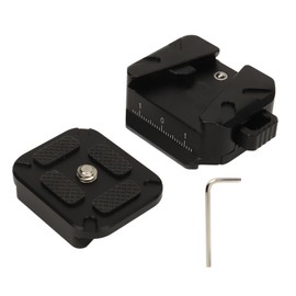 Quick Release Plate for DJI Ronin RS2 RS3 Aluminum Alloy Quick Release System Camera Mounting Adapter with 1/4 Inch Thread Hole for Tripod Stabilizer