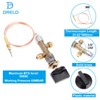 DRELD Propane Gas Fire Pit Fireplace Safety Valve Control System
