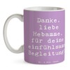 Mr. & Mrs. Panda Tasse Spruch Liebe Hebamme - Geschenk,