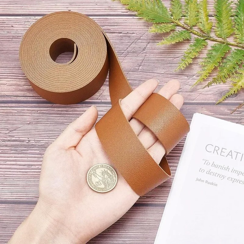 ArrErr Leather Strap 1 Inches Wide Flat Leather Strips 79