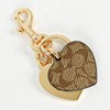 Coach Key Ring 91478-IMKHA COACH Keychain Signature Heart Bag Charm