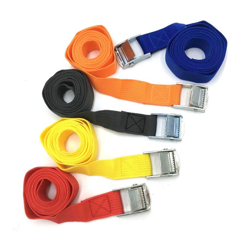 4 Pcs 6m x 25mm Ratchet Tie Down Straps Adjustable