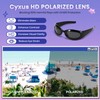 Cyxus Y2K Sunglasses, Women's, Men's, Futuristic Frame, Polarized Lens, UV