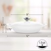 ROSSALLINI Signature Enameled Cast Iron Braiser, Non-Stick Serving Pot with