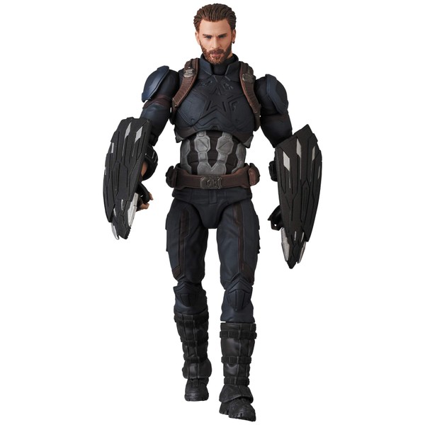 Medicom Toy MAFEX No.122 Captain American Infinity WAR Ver. Total Height Approx. 6.3 inches (160 mm) Painted Action Figure