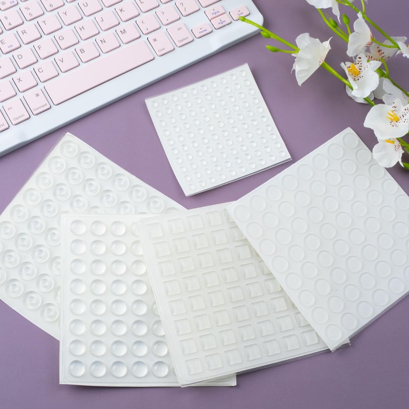 STSTR 356PCS Bump Dots for Visually Impaired, Multiple Sizes Shapes