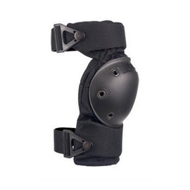 ALTA 52913.00 AltaCONTOUR Knee Protector Pad, Black Cordura Nylon Fabric, AltaLOK Fastening, Flexible Cap, Round, Black (One Pair)