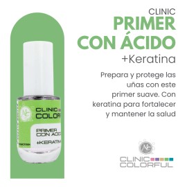 Esmalte de uñas gel Mc Nails Básicos Colorful Básicos Colorful de 14mL de 1 unidades color Primer con ácido y keratina