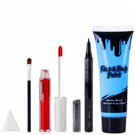 Sally Makeup Kit, Sally Corpse Bride Makeup Set for Halloween SFX Stage