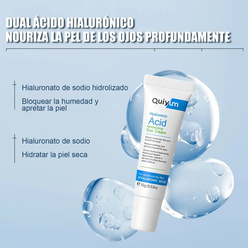 Crema Ojos Ácido Hialurónico Parche Ocular Mixta Día Noche