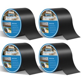 Heelos Deck Joist Tape 4"×50,4 Pack Weather-Resistant Butyl Joists Tape Waterproof Flashing Tape, Self-Adhesive Joist Tape Decking for Wood Decks Joist Beams Roof