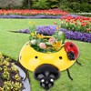 5.4cm Diameter Flower Pot Decor Ladybug Shaped Smoothing Surfaces Iron