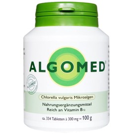 Algomed® Chlorella Vulgaris Microalgae Tablets 1417096 100 G Green