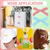 WANDIC Easter Theme Decorative Velvet Bow, 100 Pcs Mini Satin