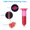 PATIKIL 2ML Plastic Centrifuge Tubes, 500 Pcs Round Bottom Centrifuge
