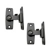 QCAA 2.5" Heavy Forged Solid Brass Door Latch, 90 Degree