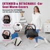 LAT Baby Warm Bunting Bag Universal,Extended and Removable,Stroller Sleeping Bag