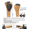 GORIX Bike Ergo Grips Cork Bar End Lock On Handlebar