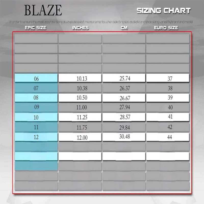 Epic Blaze Inline Skates