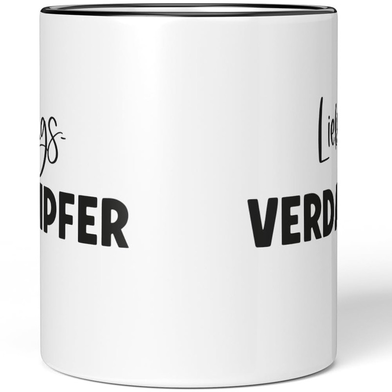 JUNIWORDS Tasse, Lieblings-Verdampfer, Schwarz (7772864)