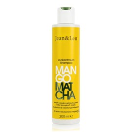 Jean & Len Lockentraum Mango & Matcha Shampoo Nourishes & Gives Naturally Defined Curls and Waves, Tames Unruly Hair, No Silicones & Parabens, Vegan, 300 ml