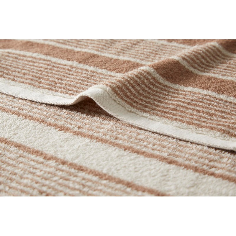 Kosugizen Face Towel, Soft Cotton Border, 13.4 x 31.5 inches
