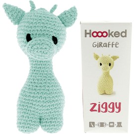 Hoooked Ziggy Giraffe Kit W/Eco Barbante Yarn-Spring