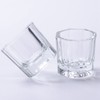 Rolabling 2PCS Nail Dappen Dish Acrylic Powder Holder Glass Nail