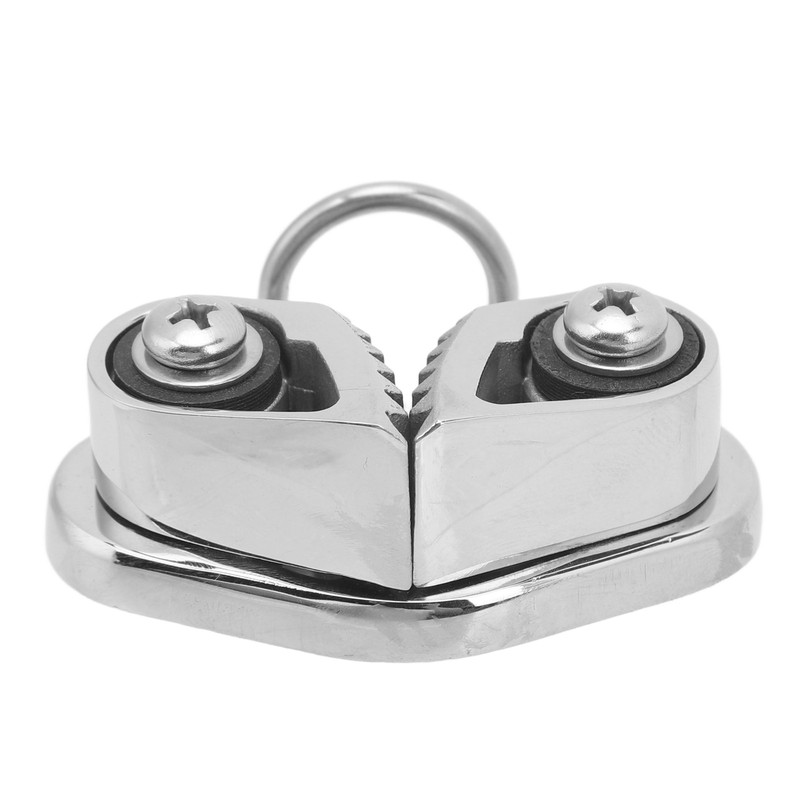 Marine Cam Cleat 316 Stainless Steel Fairlead Leading Ring Anchor