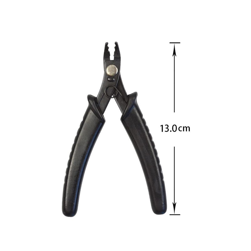 Professional Hair Pliers Crimping Plier for Beading Micro Nano Ring