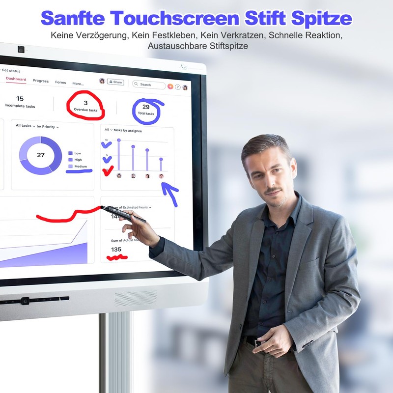 USB Presenter, 2.4 GHz Wireless Presenter Presentations, Pointer for Presentations,