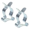 Merriway BH04496 (2 Pcs) BZP Spring Steel Tool Clips Terry