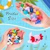 Qunclay 72 Pcs Ocean Mini Figurines Resin Axolotl Miniature Animals