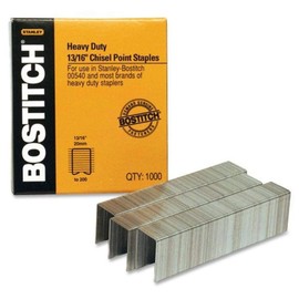 Bostitch Heavy Duty Premium Staples, Staples 130-165 Sheets, 13/16" - 1,000 Staples (SB3513/16HC-1M)