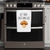 WCGXKO Funny Dish Towel Let That Shiitake Go Mushroom Pun