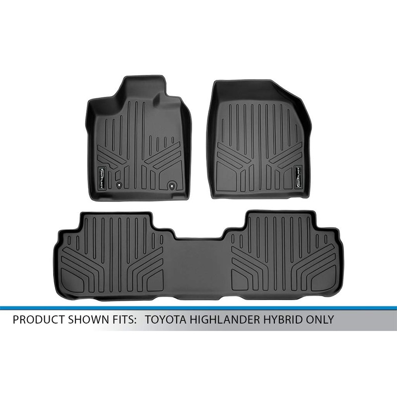 SMARTLINER Custom Fit Floor Mats 2 Row Liner Set for