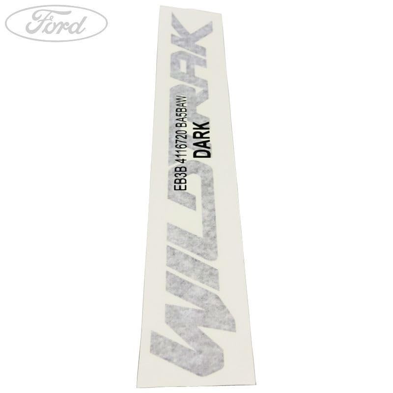 Ford Genuine Ranger Mk6 Wildtrak Name Plate Logo Decal 2015-2019