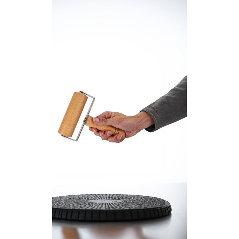 Honwor Wooden Dough Roller Set for Home Baking - Non-Stick